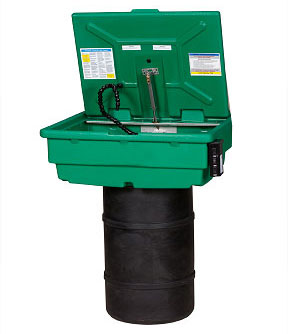 Affordable, convenient and environmentally safer parts degreasing and cleaning station